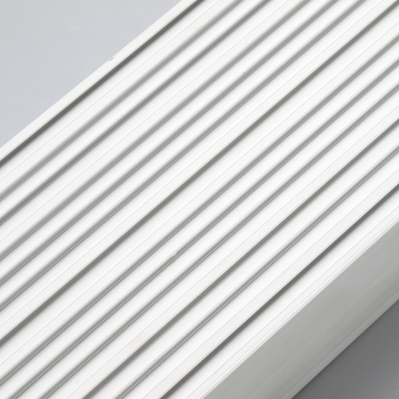 큰 열 싱크 6060 T5 알루미늄 선형 빛 LED 지구를위한 LED 단면도
